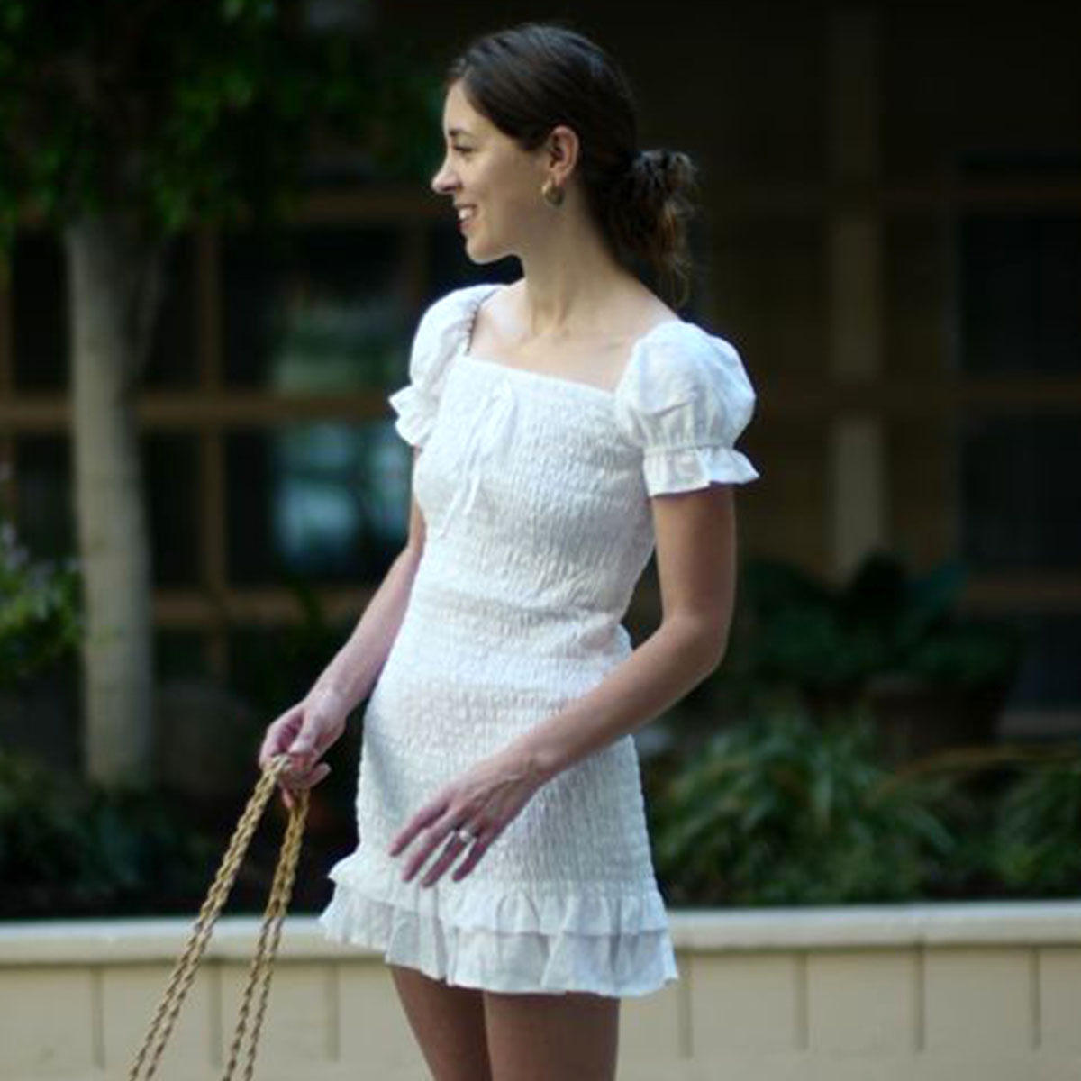 LITTLE WHITE DRESS ALWAYS STANDS APART - Godfather Style | Casual white  dress, White dress summer, Junior white dresses