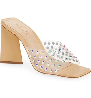 Schutz + Lizah Embellished Sandals