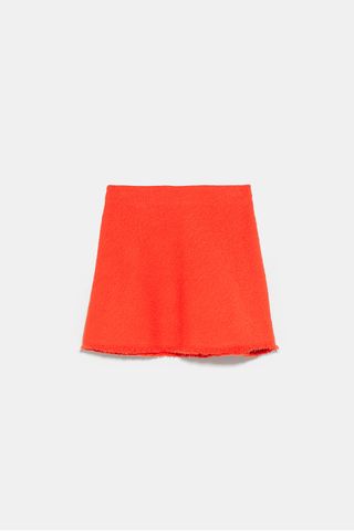 Zara + Tweed Mini Skirt