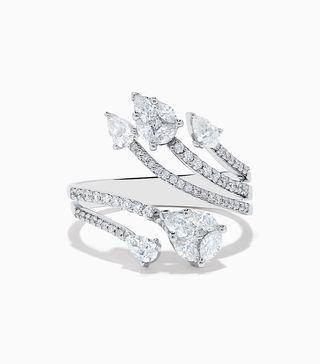 Effy Jewelry + Pave Classica 14k White Gold Diamond Ring