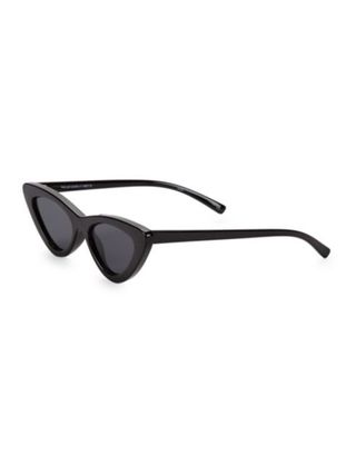 Le Specs Luxe x Adam Selman + The Last Lolita Black Sunglasses