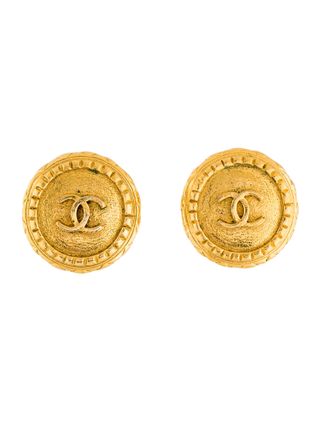 Chanel + CC Clip-On Earrings
