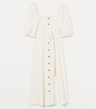 H&M + Cotton Crêpe Dress