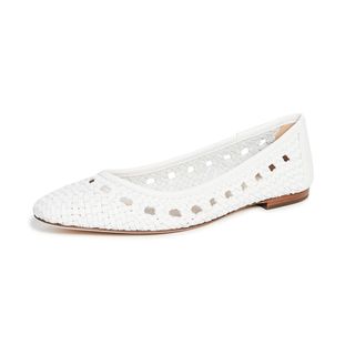 Loeffler Randall + Maura Woven Leather Ballet Flats