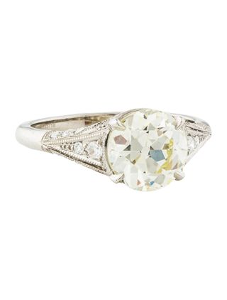 Sophia D. Collection + Old European Cut Diamond Engagement Ring