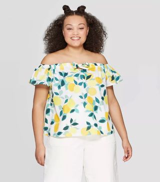 Who What Wear x Target + Off the Shoulder Blouse