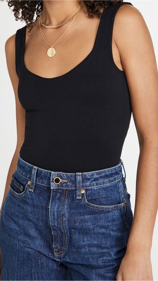 Free People + Clean Lines Thong Bodysuit