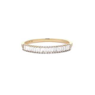 Stone and Strand + Up and Down Baguette Diamond Line Band