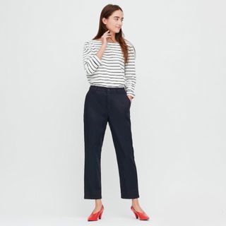 Uniqlo + Linen Cotton Tapered Pants