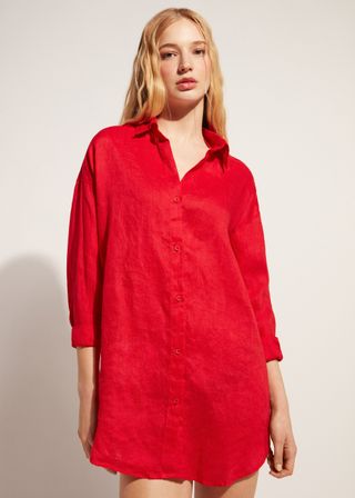 Calzedonia + Linen Shirt - Cover-Ups - Calzedonia