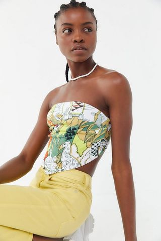Urban Outfitters + Cabana Strapless Handkerchief Top