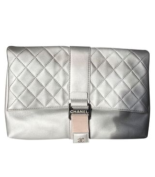 Chanel + Leather Clutch Bag