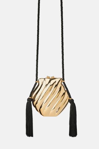 Zara + Shell Shaped Crossbody Bag
