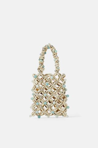 Zara + Mini Handbag With Shells