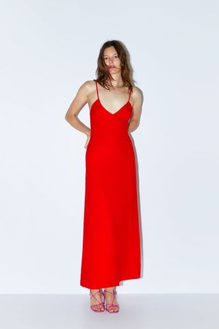 Zara + Limited Edition Long Tank Dress