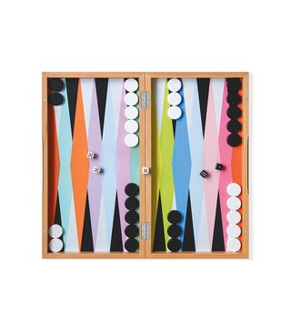 MOMA + Colorful Backgammon Set