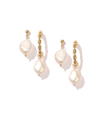Adornmonde + Freshwater Pearl Earring Set
