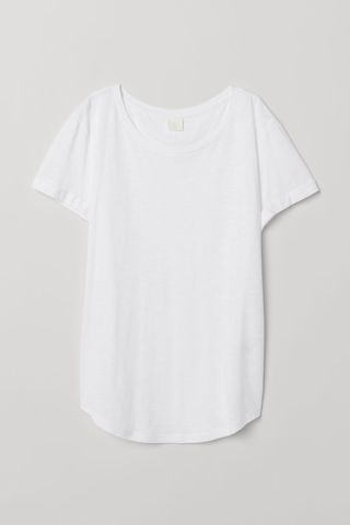 H&M + Slub Jersey T-Shirt