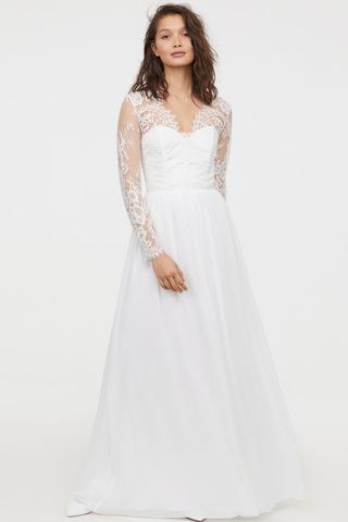 H&M + Lace Wedding Dress