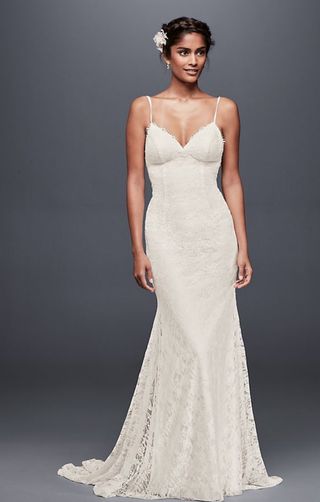 Galina + Soft Lace Wedding Dress