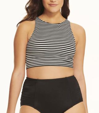 Beach Betty by Miracle Brands + Slimming Control High Neck Bikini Swim Top