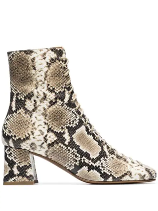 By Far + Becca 50 Snake Print Boots