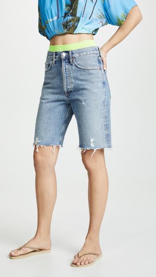 Agolde + Mid Rise 90's Loose Shorts