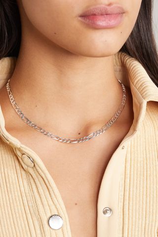 Loren Stewart + Silver Necklace