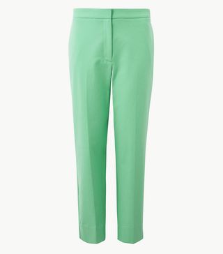 Marks and Spencer + Evie Straight-Leg Trousers