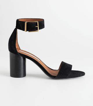 & Other Stories + Square Buckle Heeled Sandals