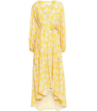 Borgo de Nor + Floral-Print Crepe de Chine Midi Dress