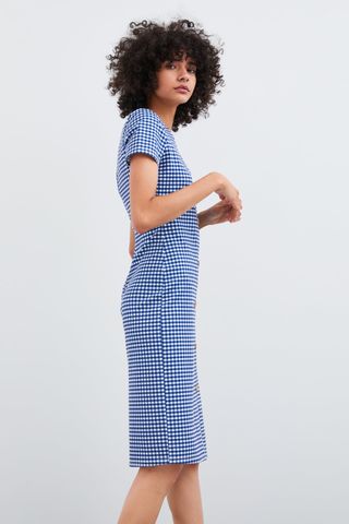 Zara + Buttoned Dress