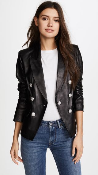 Veronica Beard + Cooke Leather Jacket