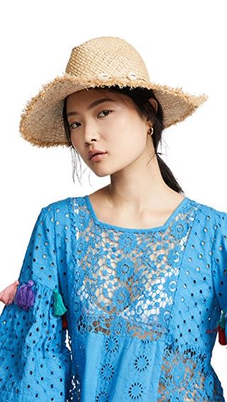 Madewell + Shell Trim Boho Straw Hat