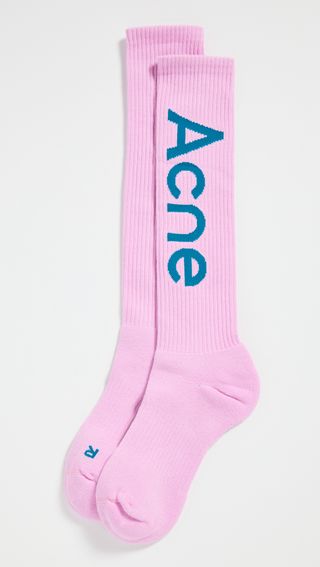 Acne Studios + Logo Socks