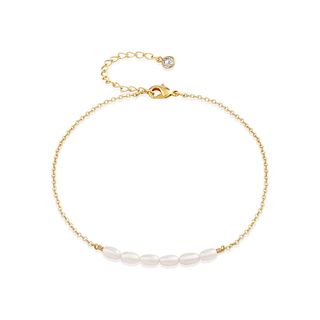 Mevecco + Freshwater Pearl Anklet
