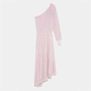 Zara + Metallic Thread Dress