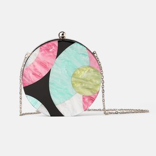 Zara + Marble-Effect Bag