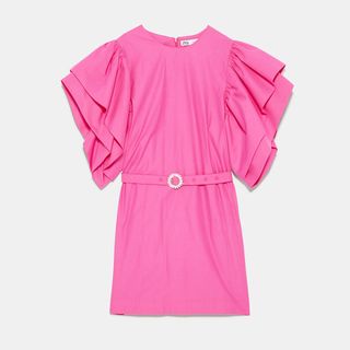 Zara + Full-Sleeve Dress