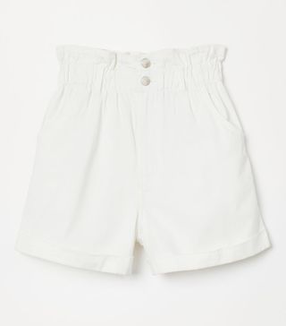 H&M + Cotton Paper Bag Shorts