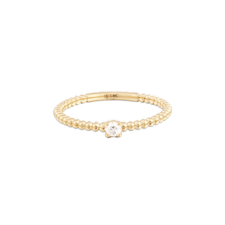 Mejuri + Beaded Diamond Ring