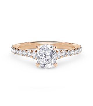 Forevermark + Icon Setting Cushion Engagement Ring