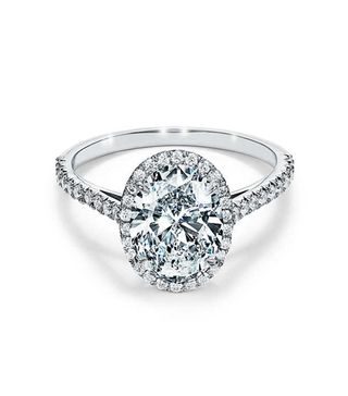 Tiffany & Co. + Soleste Oval Halo Engagement Ring