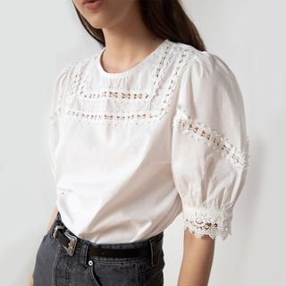 Pixie Market + Amelie Lace Top