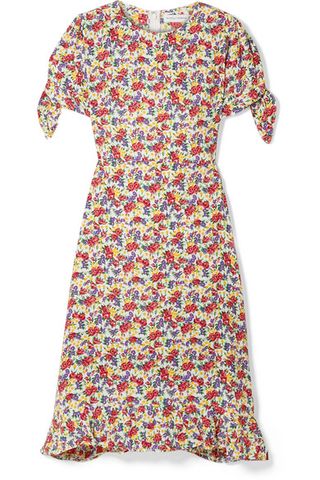 Faithfull the Brand + Emilia Floral-Print Crepe Midi Dress