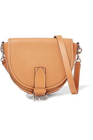 JW Anderson + Bike Small smooth and Textured-Leather Shoulder Bag