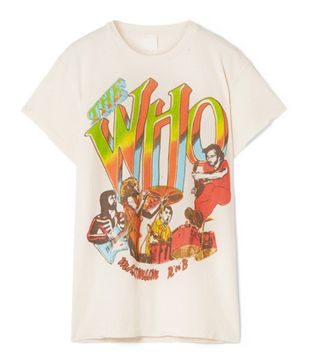 Madeworn + The Who Distressed Printed Cotton-Jersey T-Shirt