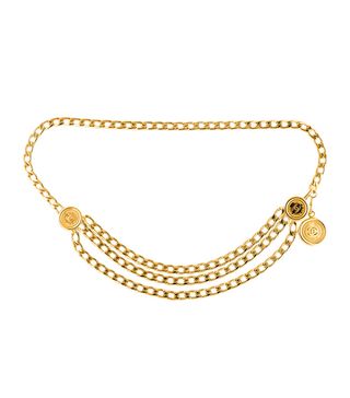 Chanel + Vintage Medallion Chain Belt