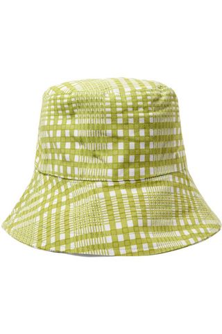 Faithfull the Brand + Checked Cotton-Canvas Bucket Hat