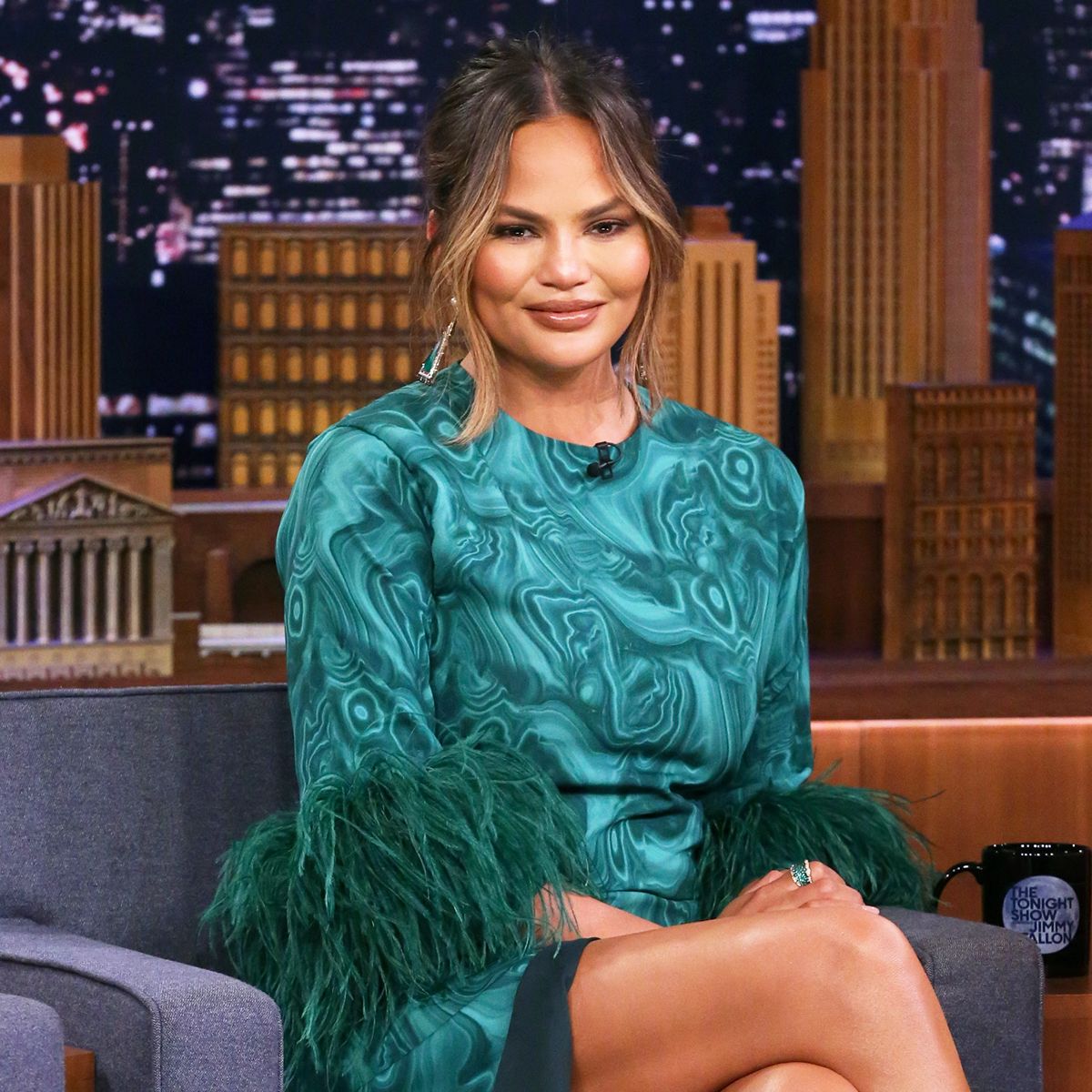 Chrissy Teigen and Her Mom Wore the Same Cocktail Dress Who What Wear